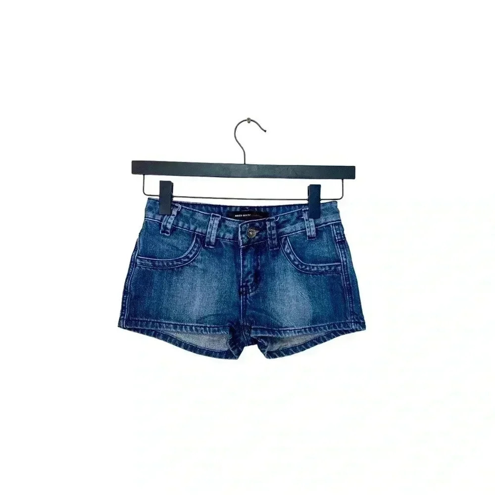 Miss Sixty Y2K, low rise jeans shorts, 100% cotton with  stretch